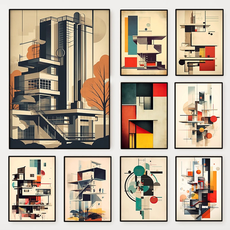 Photography Geometry - خمر الحد الأدنى باوهاوس العمارة رسم