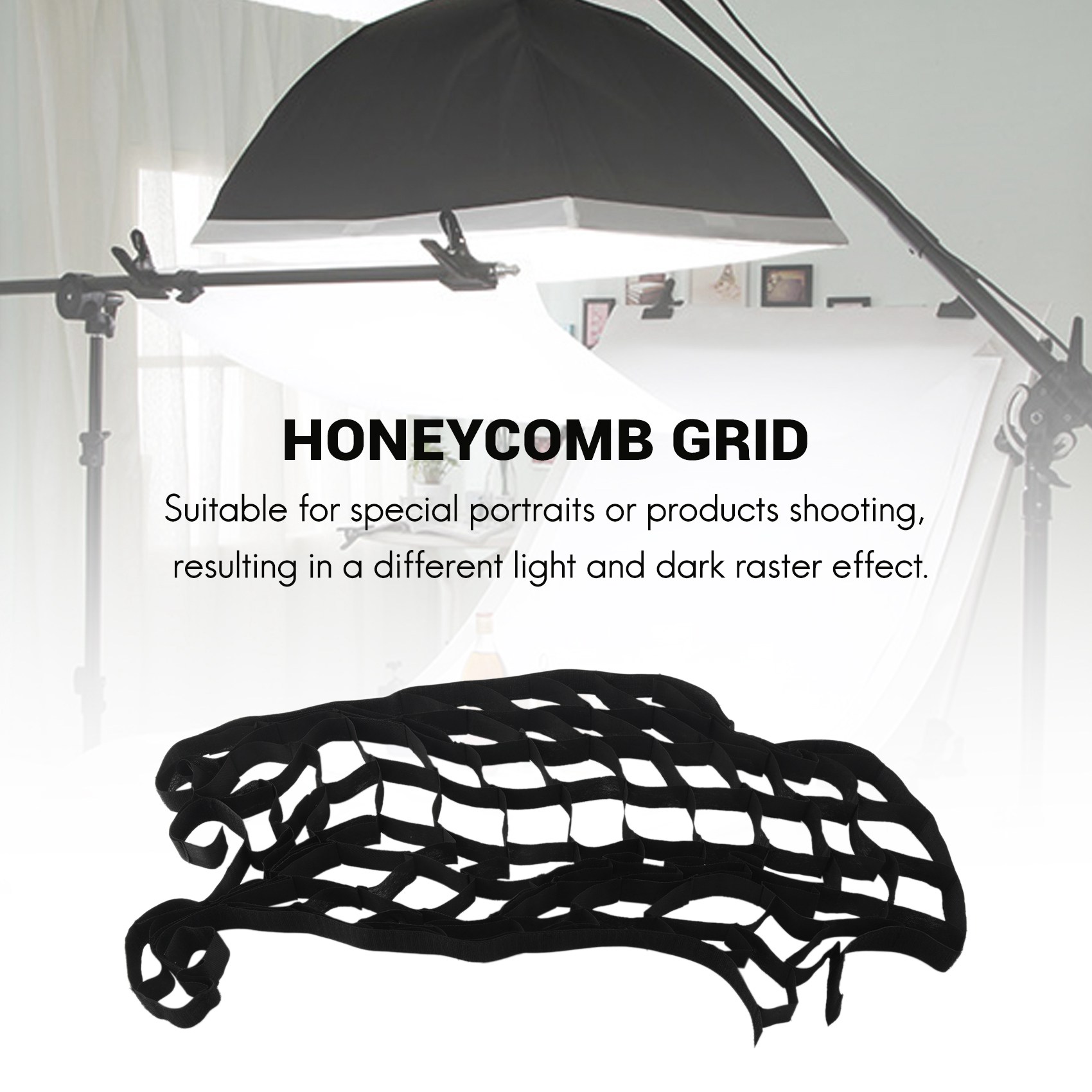 شبكة خلية النحل للتصوير الفوتو - مراجعة Photography Umbrella وسعره